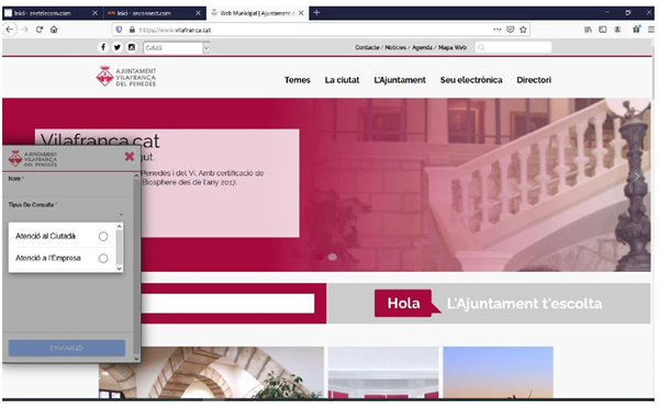 El Ayuntamiento de Vilafranca, presenta su nueva web
